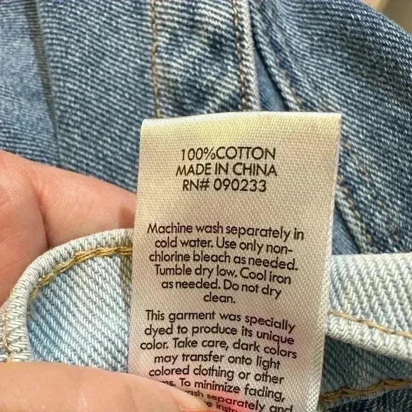 Pacsun Multi Color Block Cargo Jeans Size 26 - Picture 9 of 9